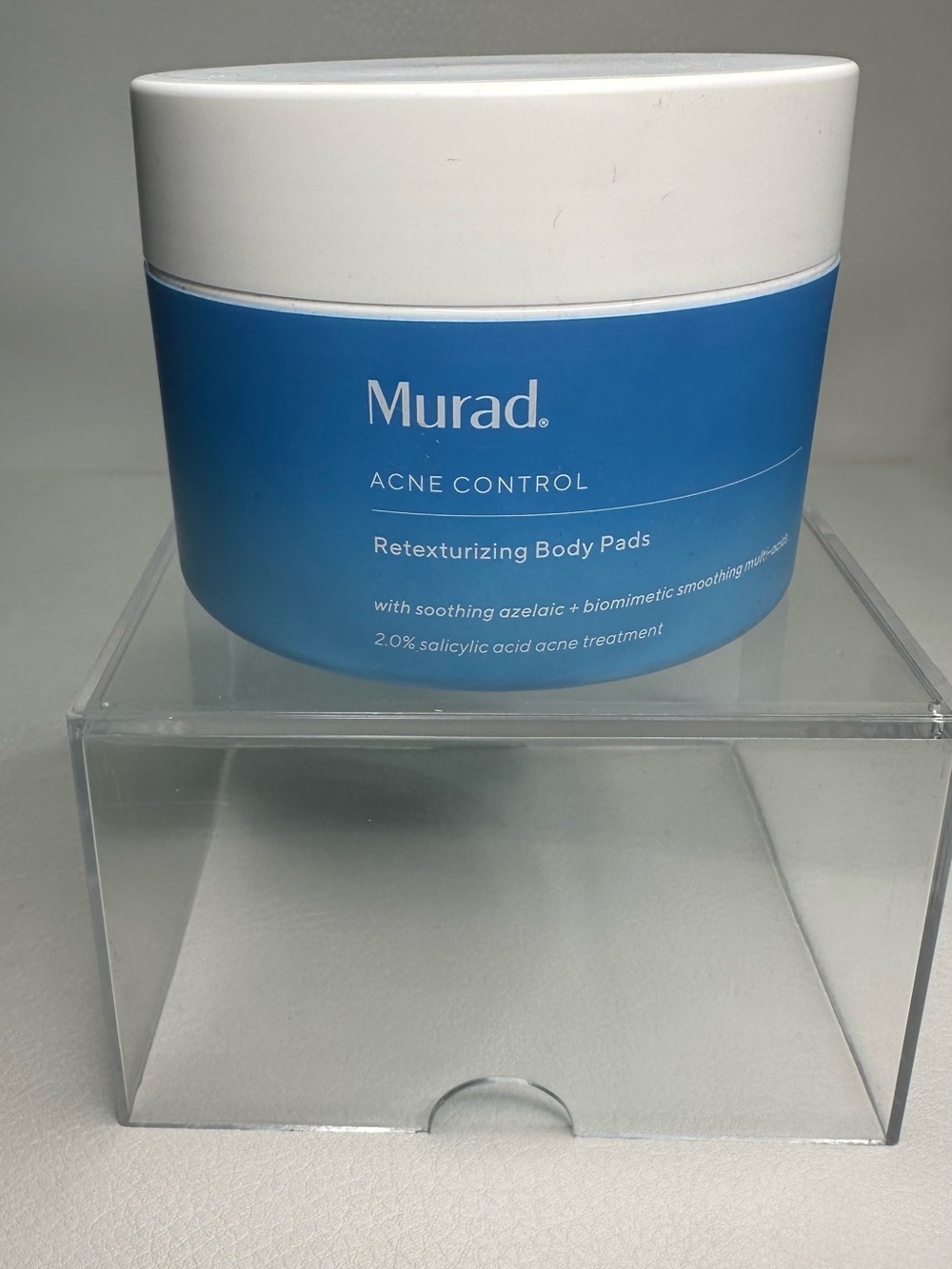 Murad Retexturizing Body Pads Jar - Blue and White